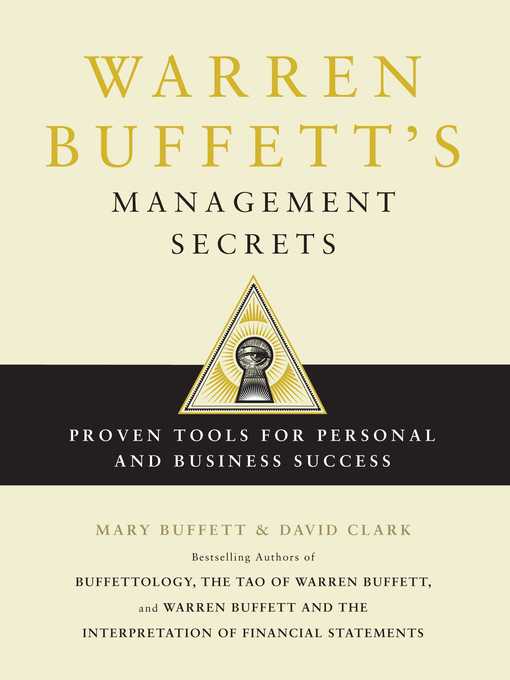 Title details for Warren Buffett's Management Secrets by Mary Buffett - Wait list